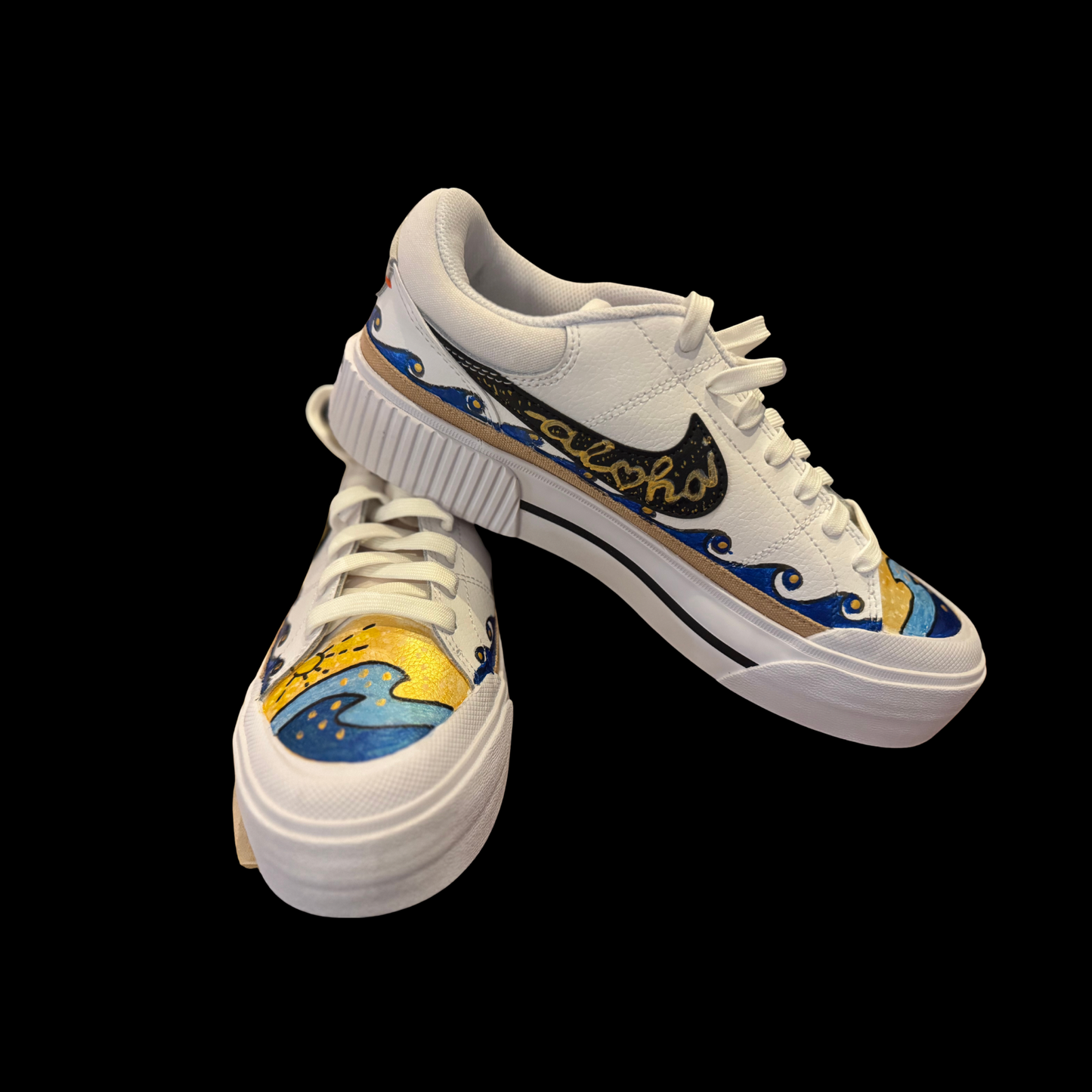 Aloha Waves Tattoo Nike Design