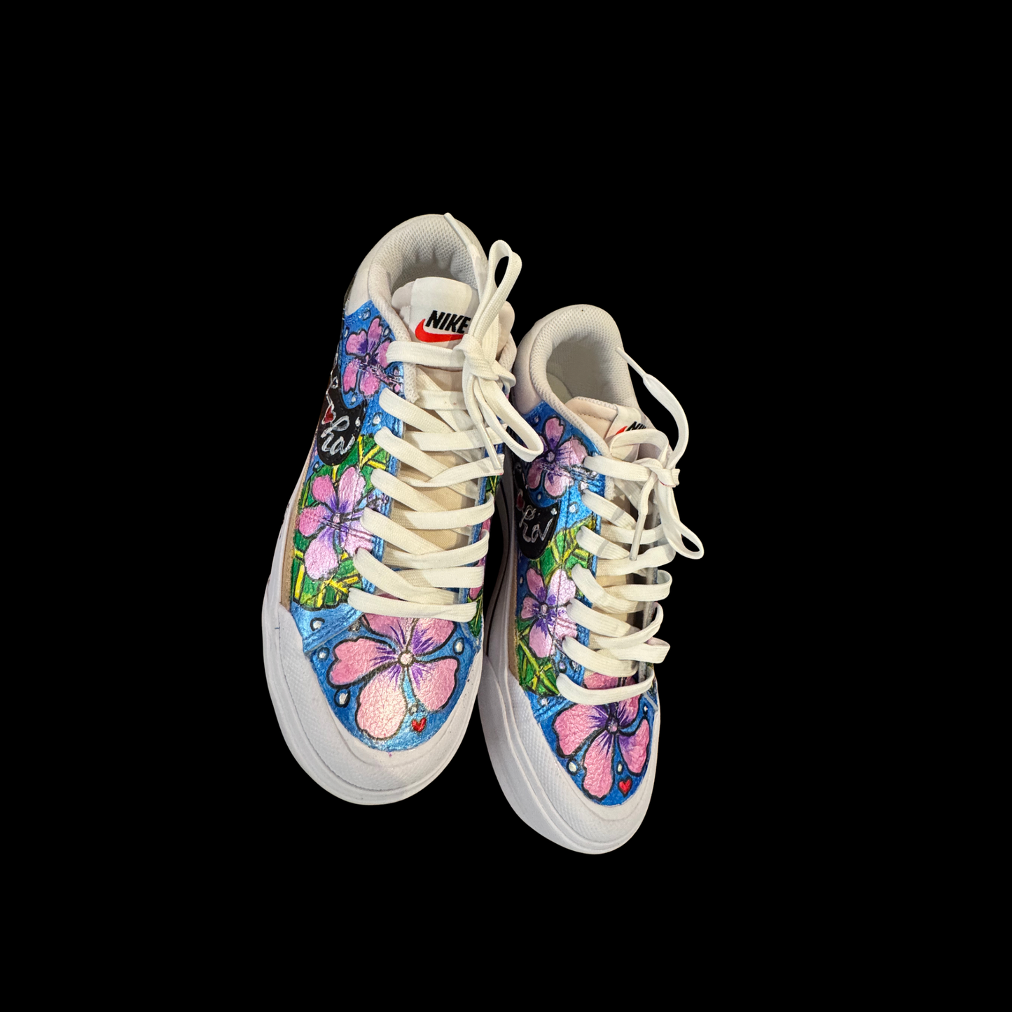 Legacy Lift Nike Pink Hibiscus Flowers