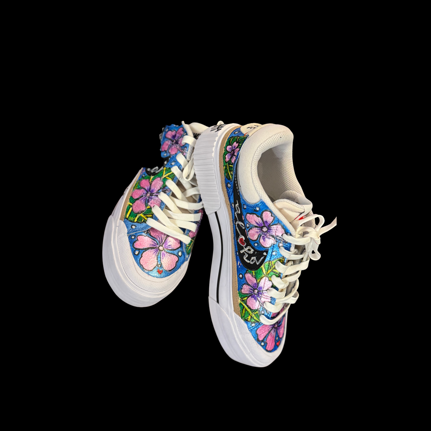 Legacy Lift Nike Pink Hibiscus Flowers