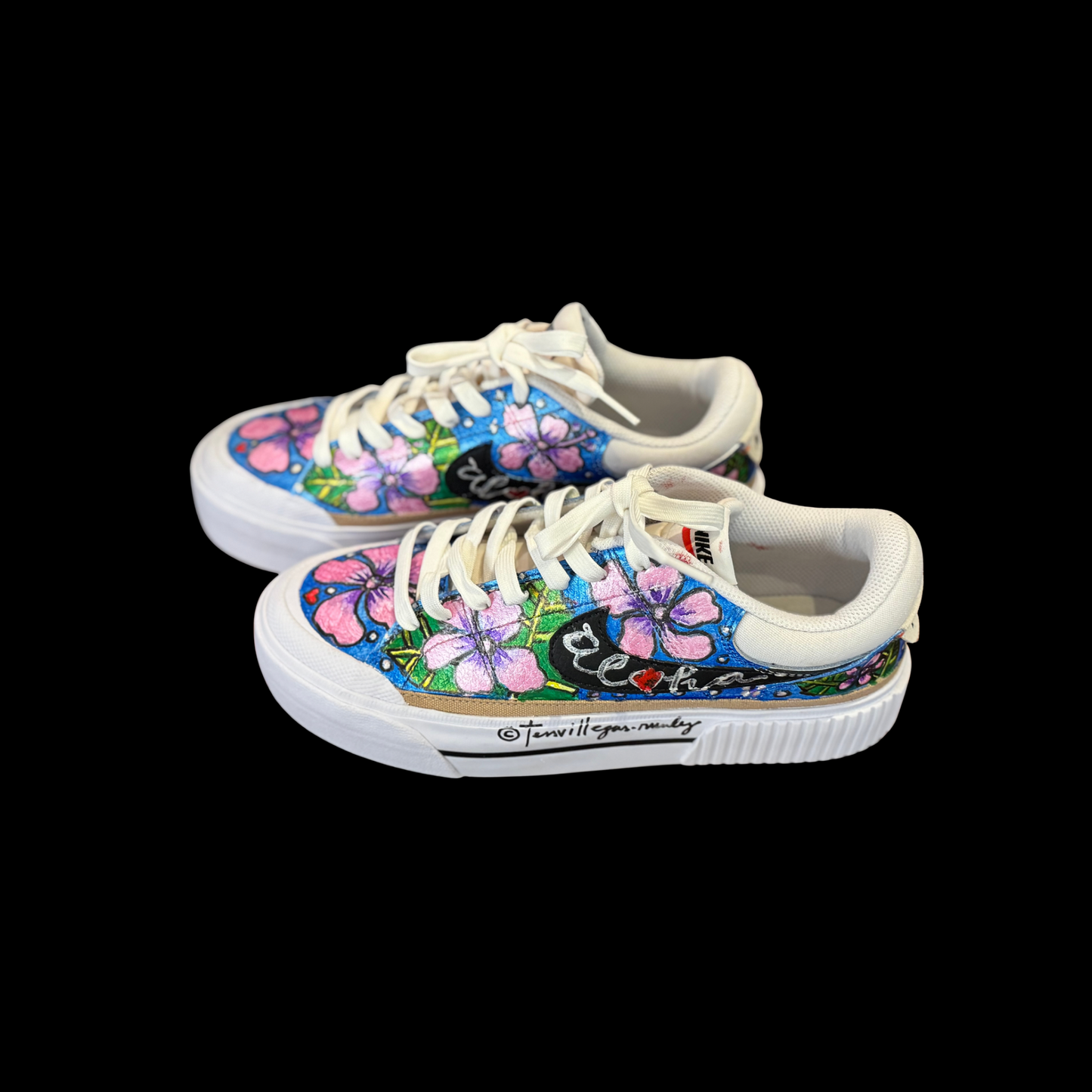 Legacy Lift Nike Pink Hibiscus Flowers