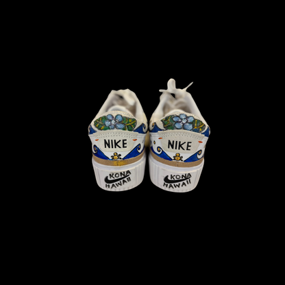 Legacy Lift Nike Blue Hibiscus Flowers