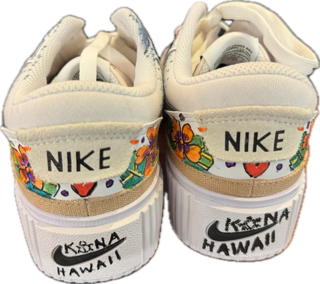 Nike Legacy Lift Custom Design with Manta Ray & Hawaiian Red Apapane Bird