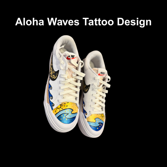 Aloha Waves Tattoo Nike Design