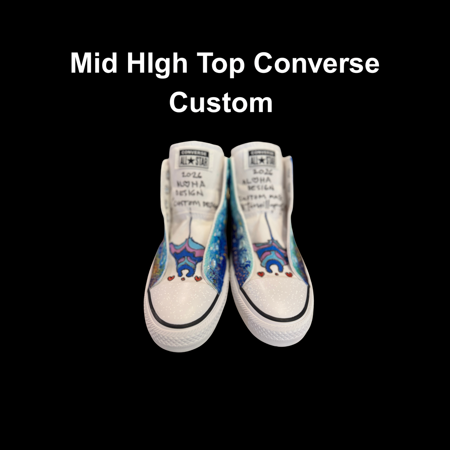 Mid High Top Converse Custom